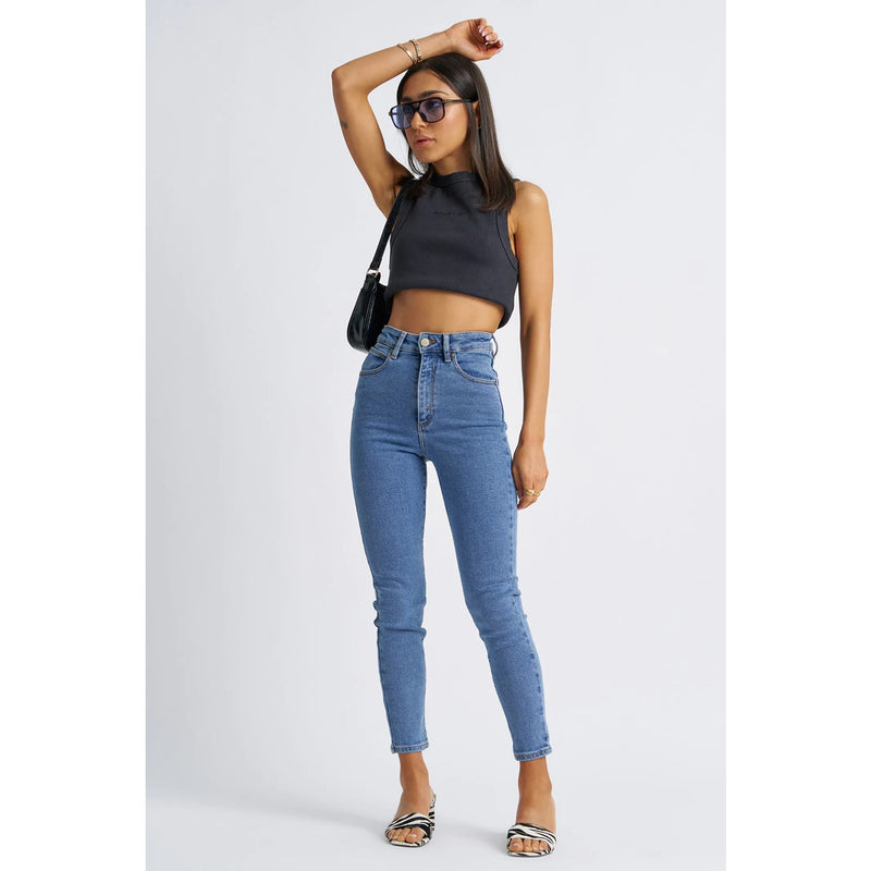 & High Rise Ankle Skinny Jeans | Montivo Pakistan