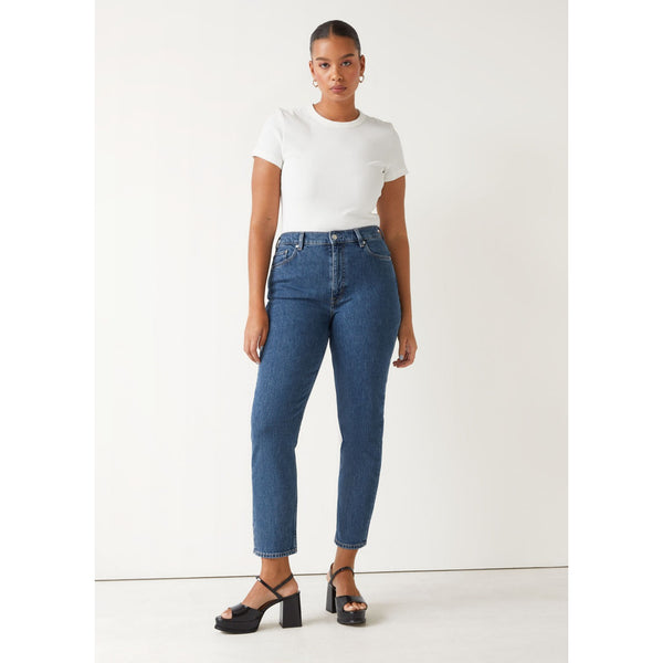 Mom Fit Blue High Jeans | Montivo Pakistan