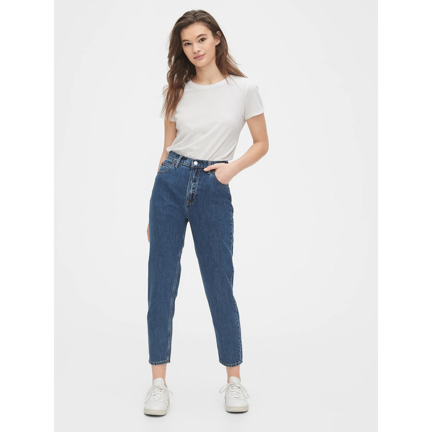 Mom Fit Blue High Jeans | Montivo Pakistan
