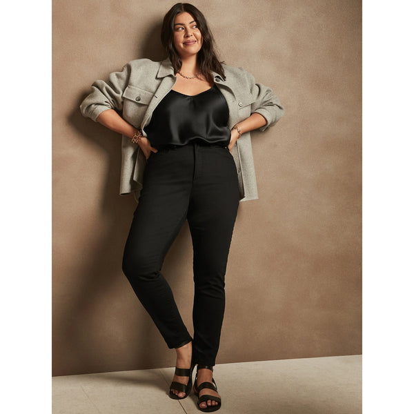 BR Curvy High Rise Black Jeans | Montivo Pakistan
