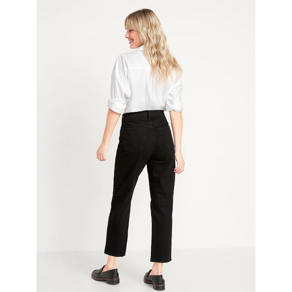 On Extra High Rise Straight Mom Jeans | Montivo Pakistan