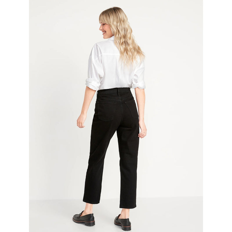 On Extra High Rise Straight Mom Jeans | Montivo Pakistan