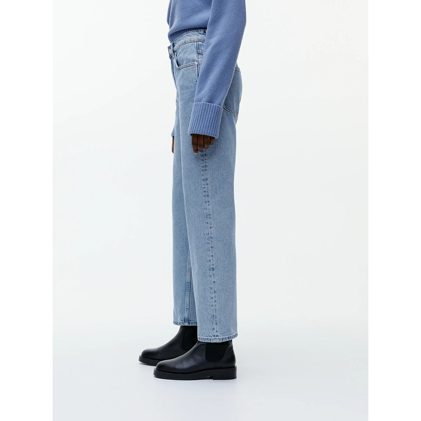 & Arket Straight Light blue High Jeans | Montivo Pakistan