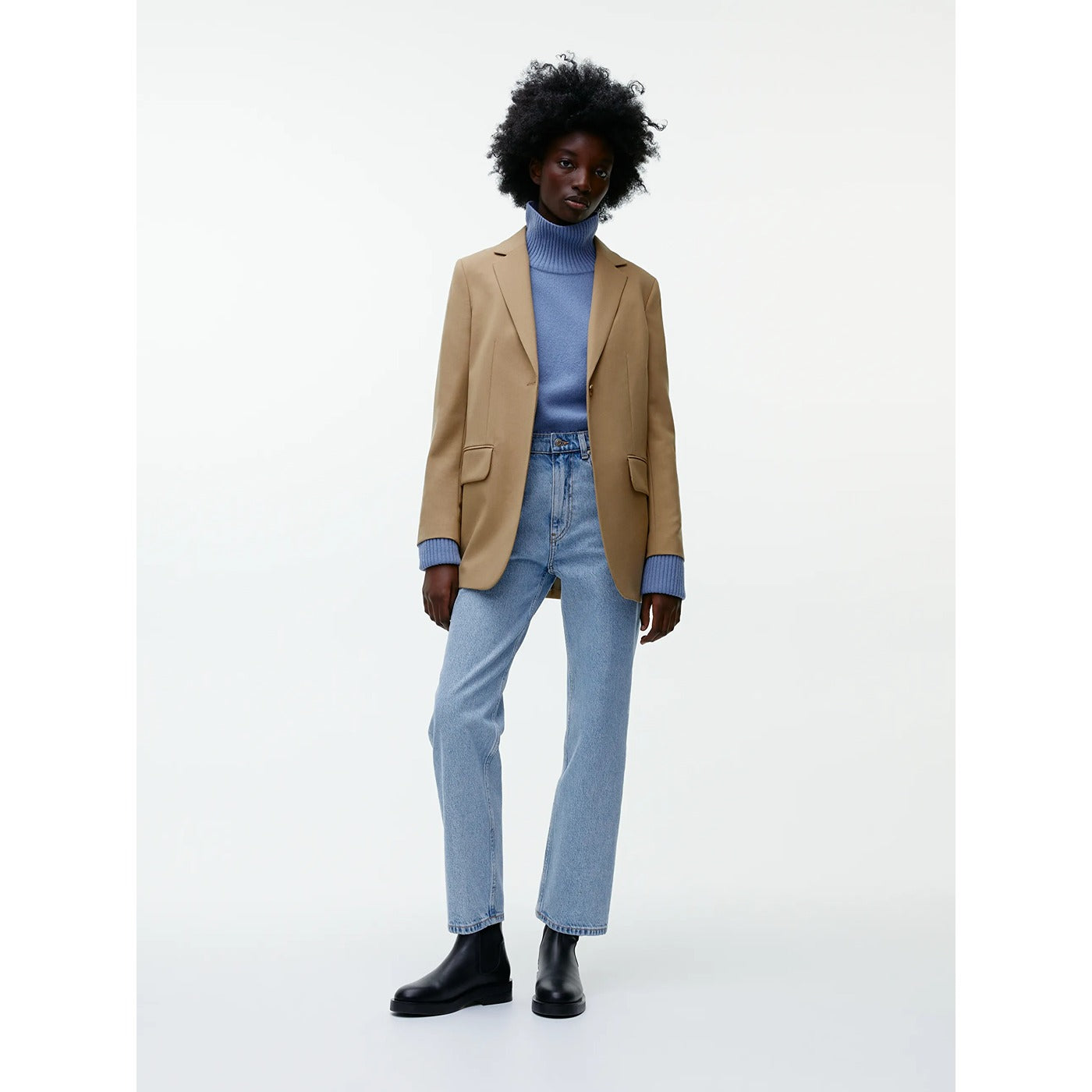 & Arket Straight Light blue High Jeans | Montivo Pakistan