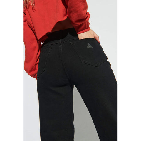 &Abrand Black Straight High Jeans | Montivo Pakistan