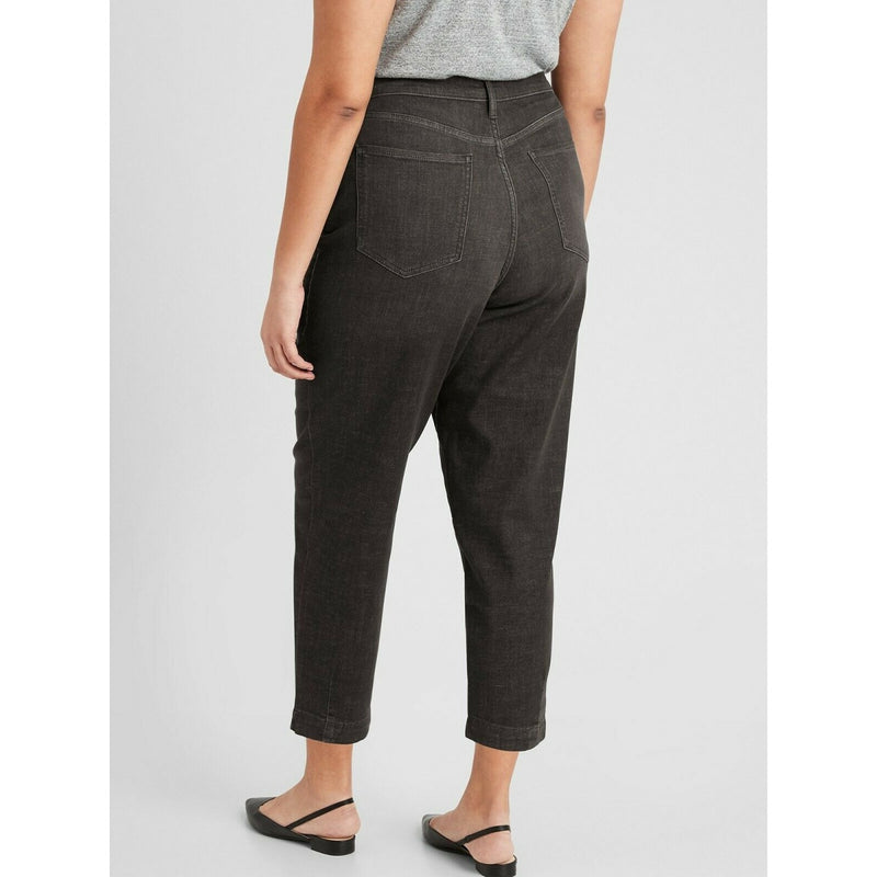 BR High Rise Black Barrel Jeans | Montivo Pakistan