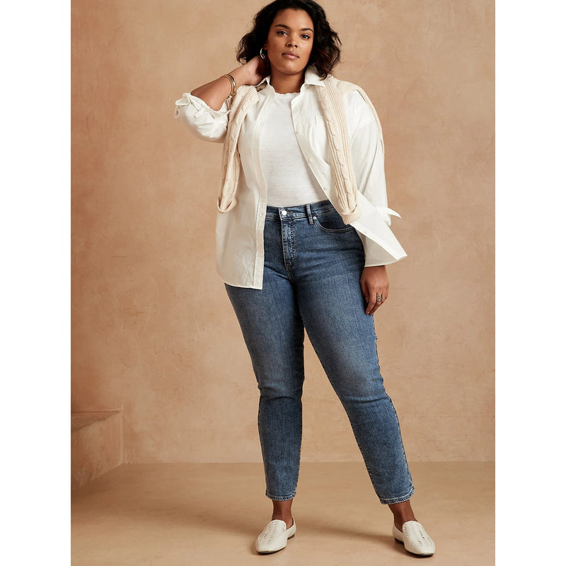 BR Curvy Mid Rise Slim Skinny Jeans | Montivo Pakistan