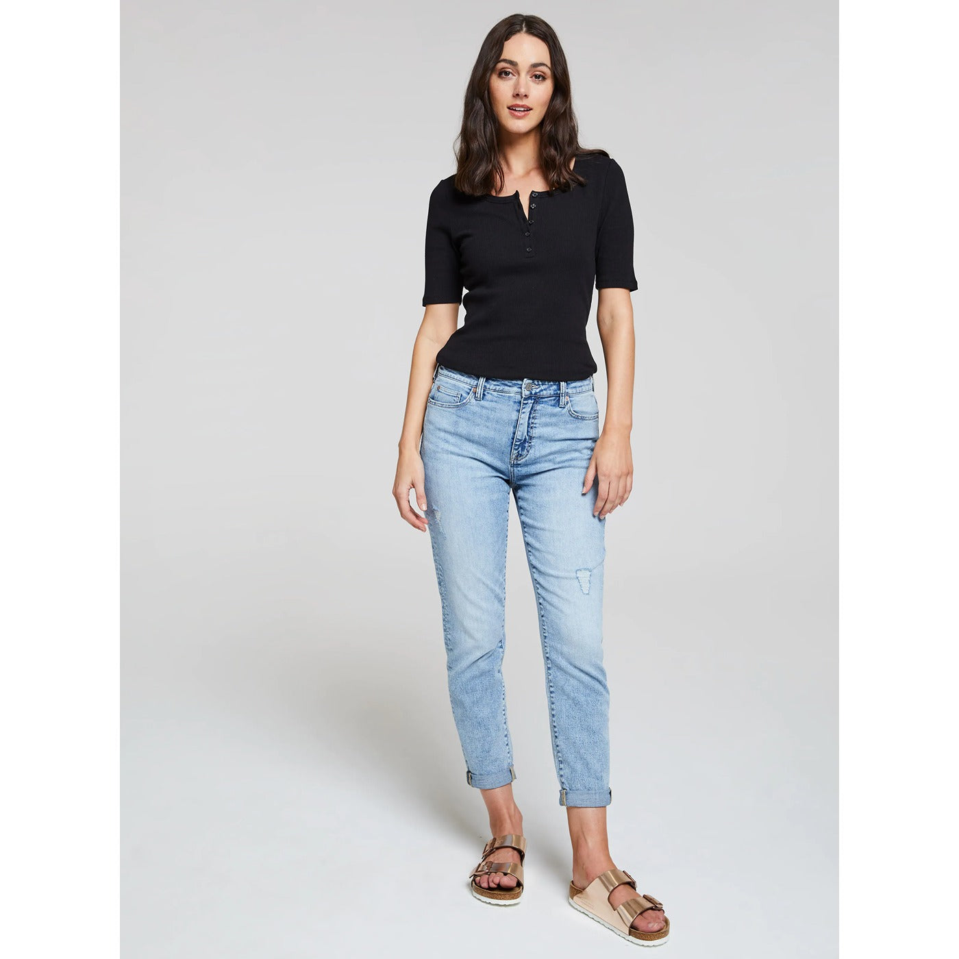 Lexi Ripped High Rise Jeans | Montivo Pakistan