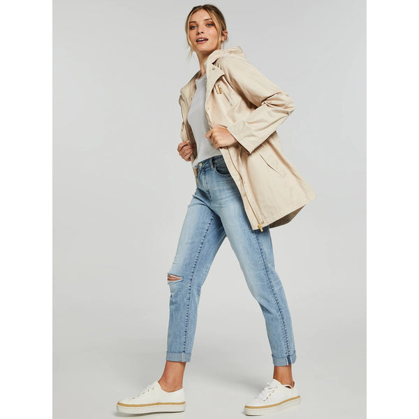 Lexi Ripped Mid Rise Frayed Hem Jeans | Montivo Pakistan