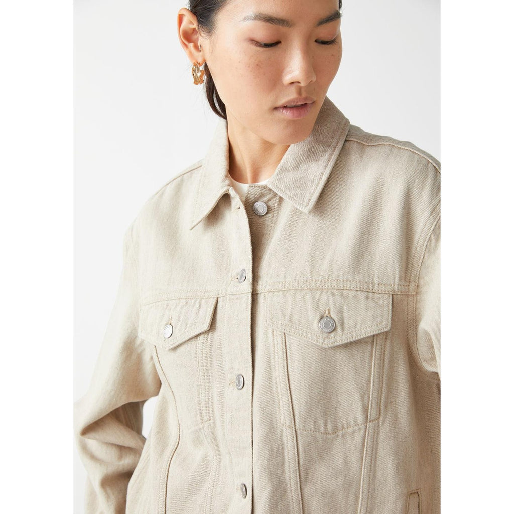 Pepe Jeans Between-Season Jacket 'Thrift' in Beige | ABOUT YOU