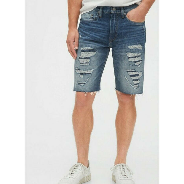 GP Destructed Men Denim Shorts | Montivo Pakistan
