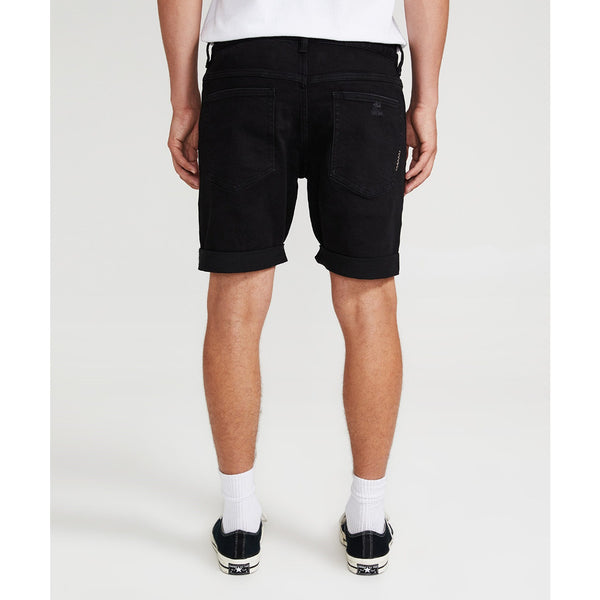 NEUW Mens Black Ripped Shorts | Montivo Pakistan