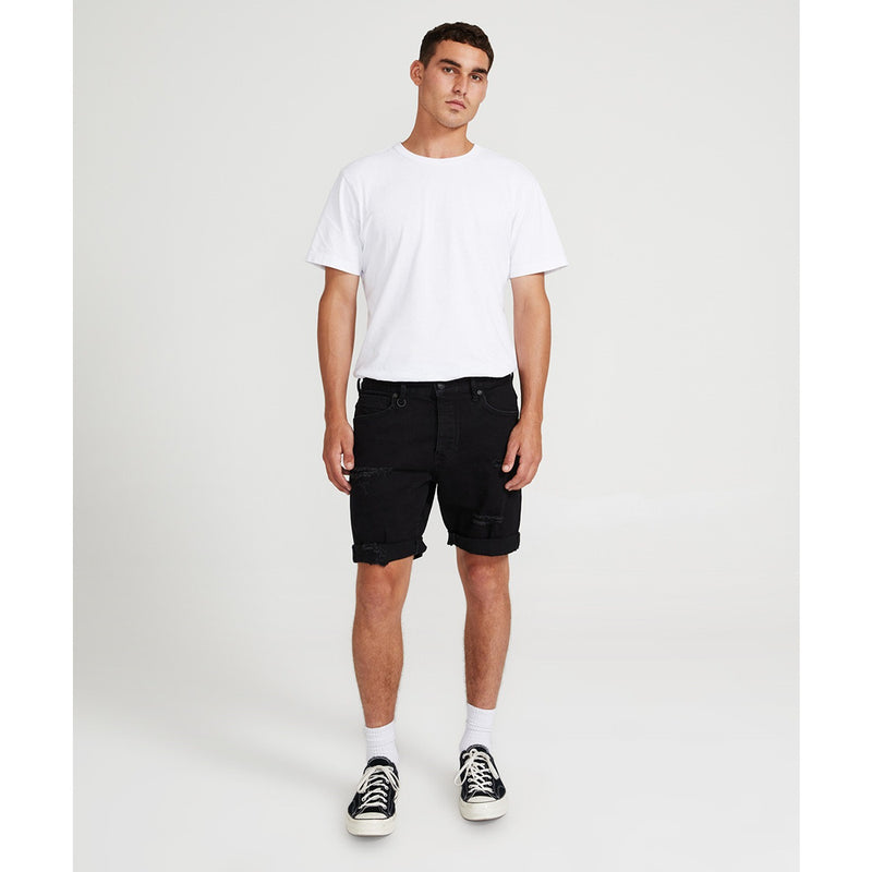 NEUW Mens Black Ripped Shorts | Montivo Pakistan
