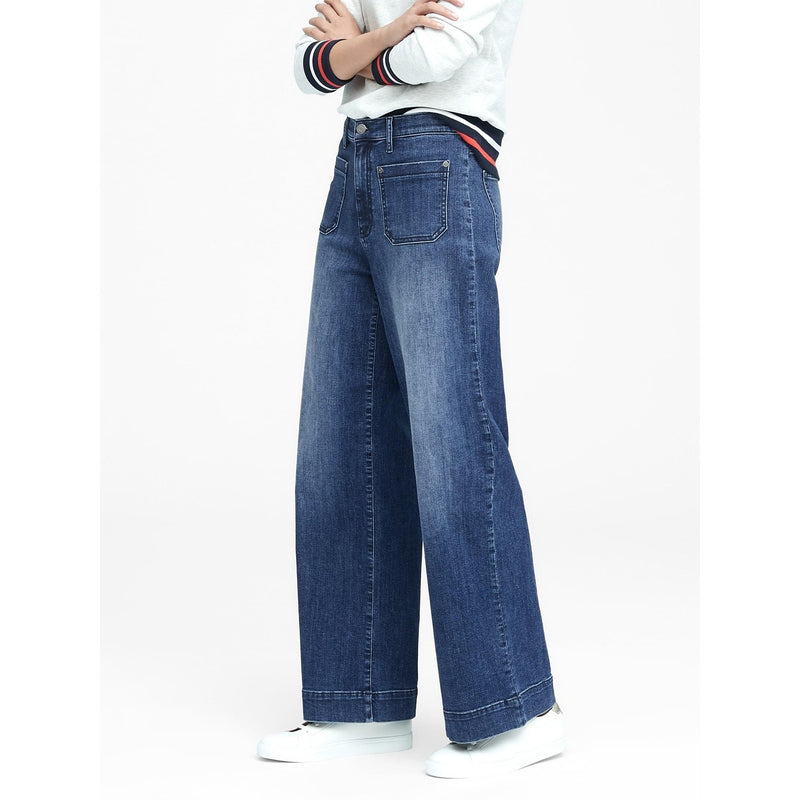 GP High Rise Wide Leg Jeans | Montivo Pakistan
