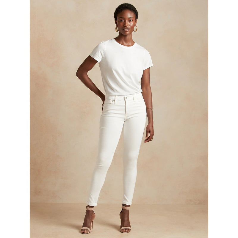 BR Mid Rise White Skinny Jeans | Montivo Pakistan