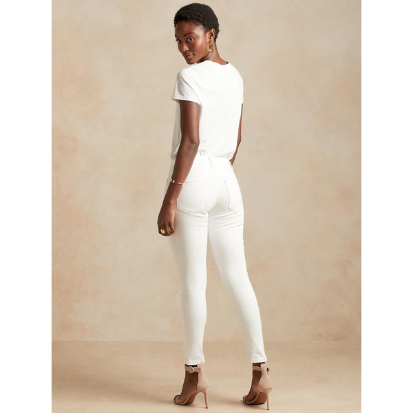 BR Mid Rise White Skinny Jeans | Montivo Pakistan