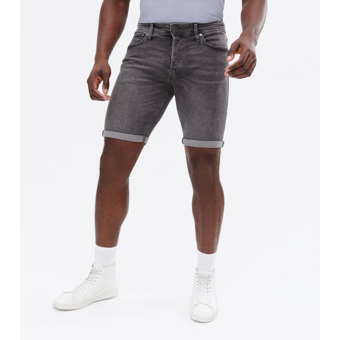 JJ Grey Denim Slim Fit Shorts | Montivo Pakistan
