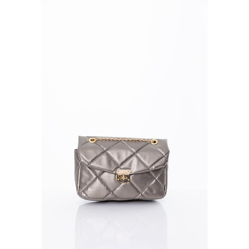 Silver Chain Strap Quilted Bag | Montivo Pakistan