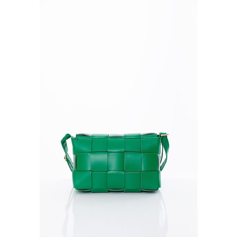 Green Square Patterned Hand And Shoulder Bag | Montivo Pakistan