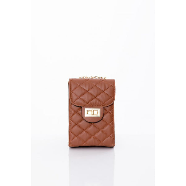 Brown Chain Strap Quilted Bag | Montivo Pakistan