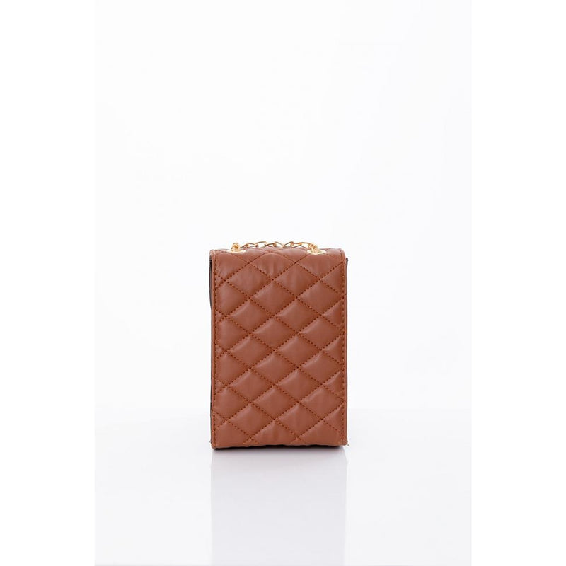 Brown Chain Strap Quilted Bag | Montivo Pakistan