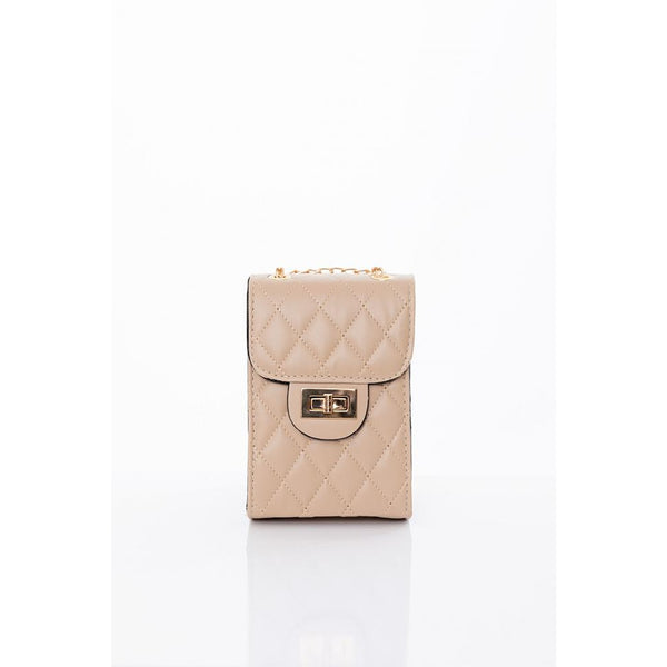 Beige Chain Strap Quilted Bag | Montivo Pakistan
