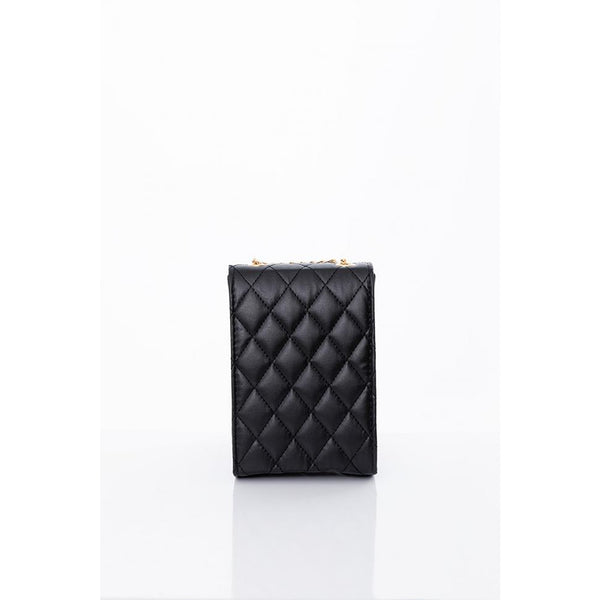 Black Chain Strap Quilted Bag | Montivo Pakistan