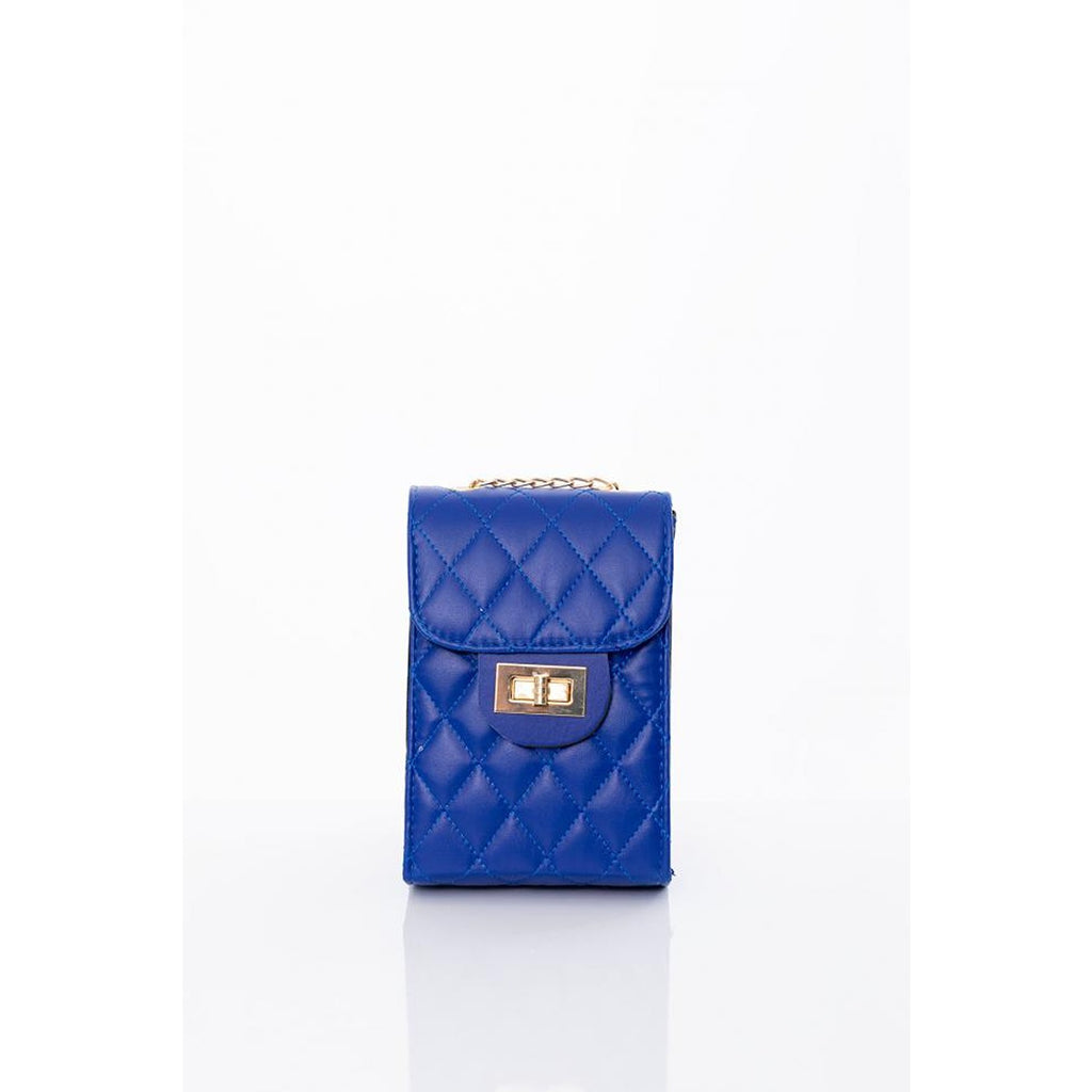 Blue Chain Strap Quilted Bag | Montivo Pakistan