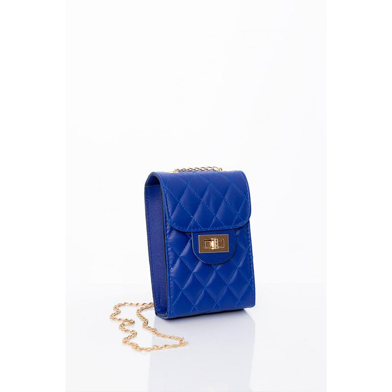 Blue Chain Strap Quilted Bag | Montivo Pakistan
