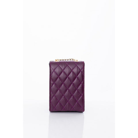 Purple Chain Strap Quilted Bag | Montivo Pakistan
