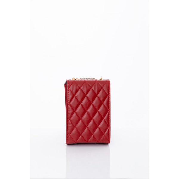Red Chain Strap Quilted Bag | Montivo Pakistan