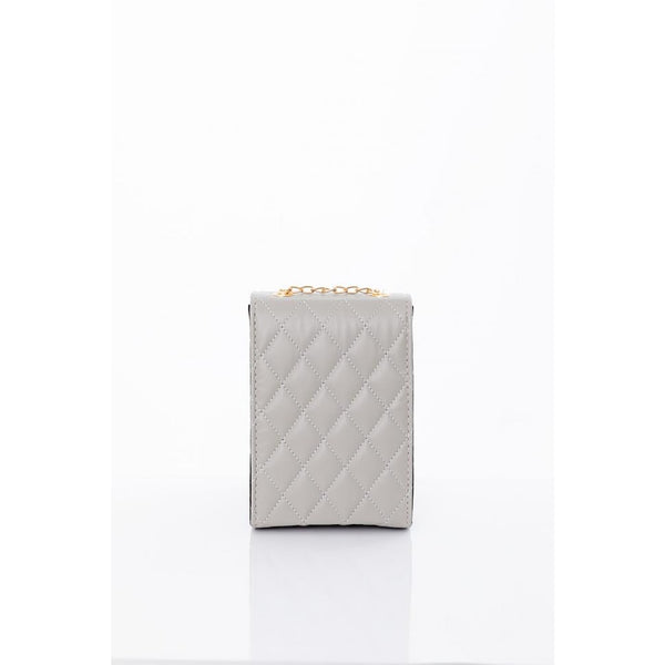 Grey Chain Strap Quilted Bag | Montivo Pakistan