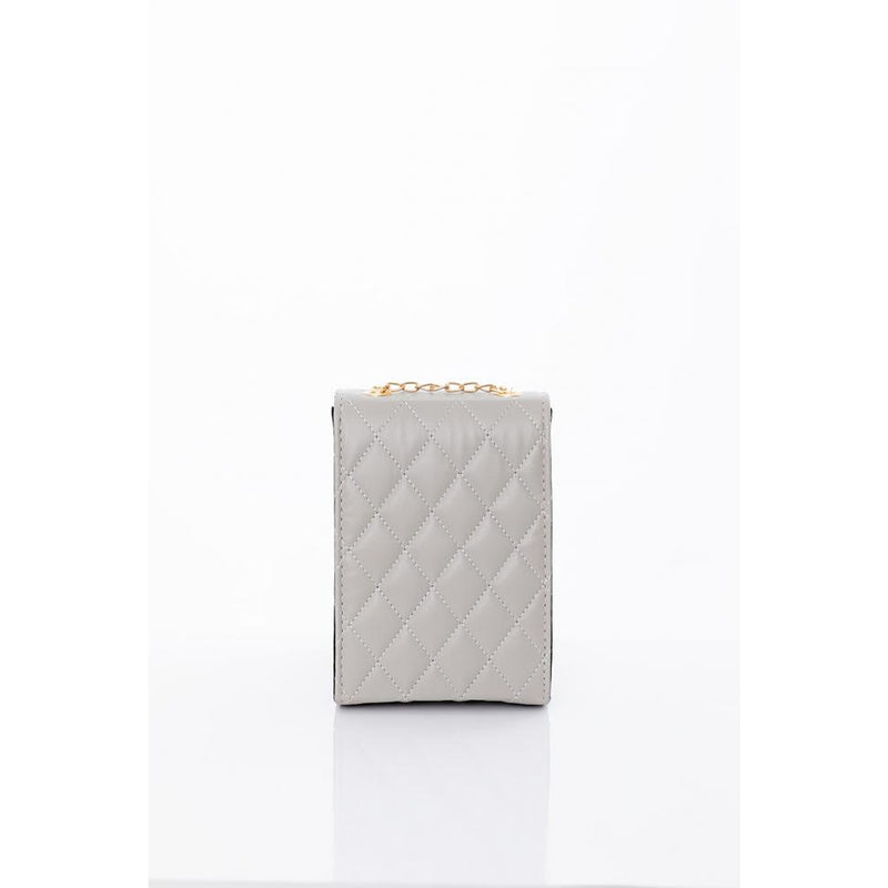 Grey Chain Strap Quilted Bag | Montivo Pakistan
