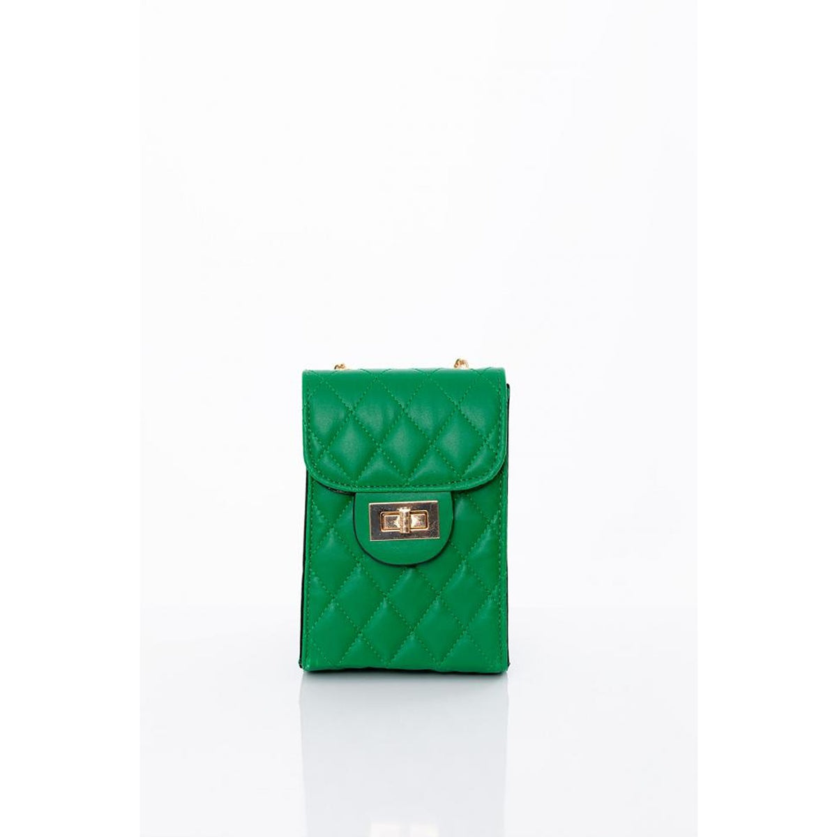 Green Chain Strap Quilted Bag | Montivo Pakistan