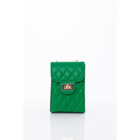 Green Chain Strap Quilted Bag | Montivo Pakistan