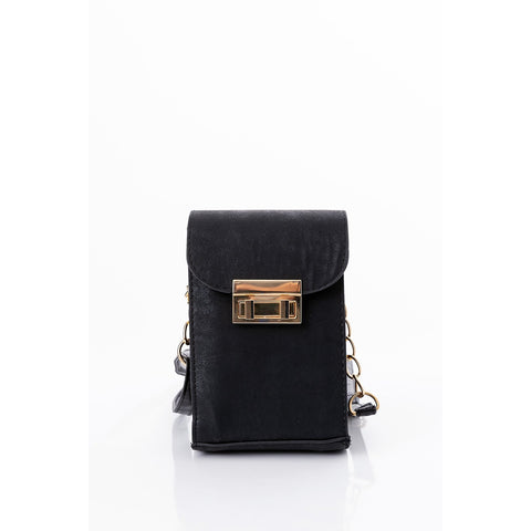 Black Shoulder Strap Wallet Bag | Montivo Pakistan