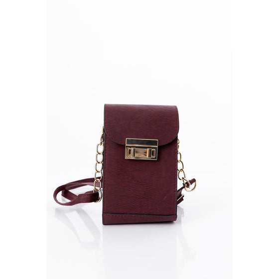 Maroon Shoulder Strap Wallet Bag | Montivo Pakistan