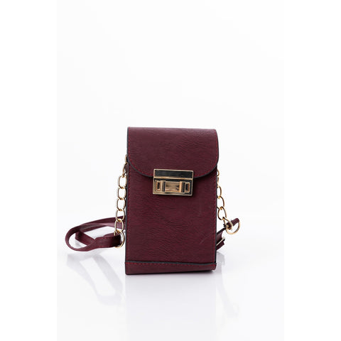Maroon Shoulder Strap Wallet Bag | Montivo Pakistan