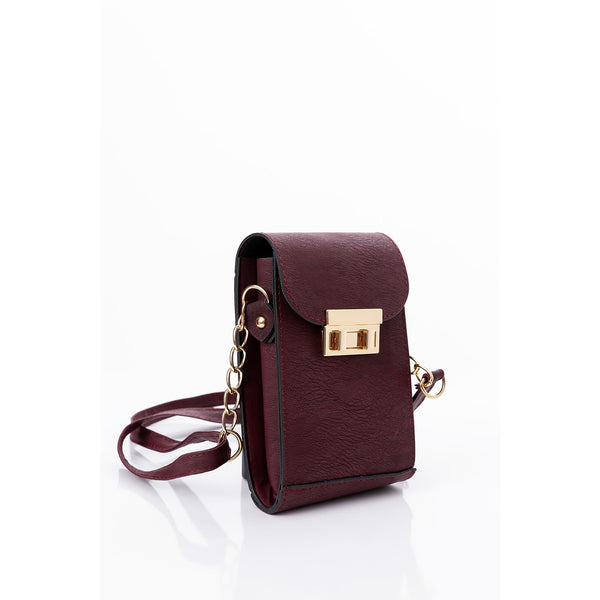 Maroon Shoulder Strap Wallet Bag | Montivo Pakistan