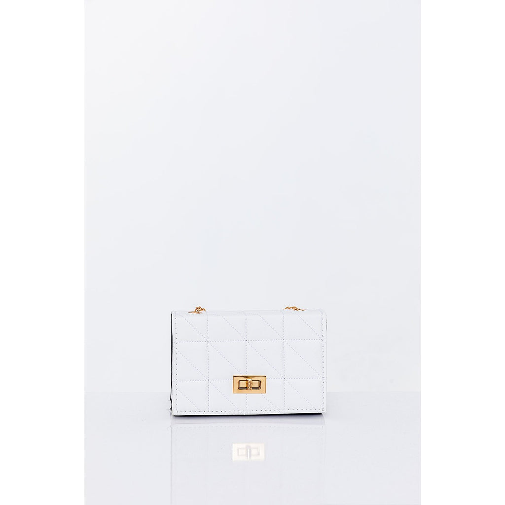 White Chain Strap Mini Bag | Montivo Pakistan