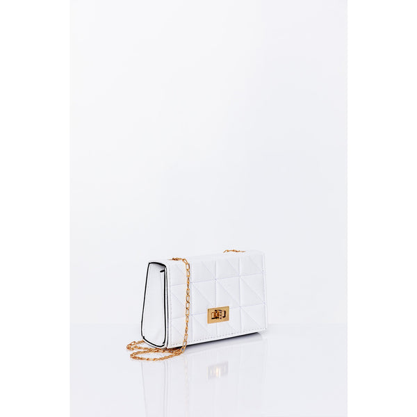 White Chain Strap Mini Bag | Montivo Pakistan