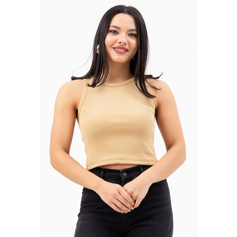 Beige Crop Top | Montivo Pakistan