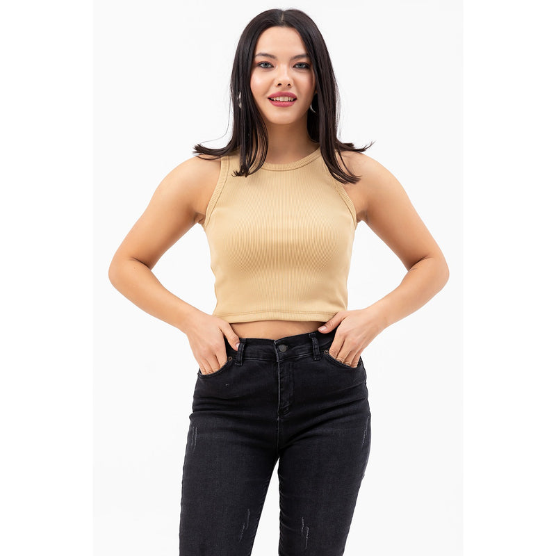 Beige Crop Top | Montivo Pakistan