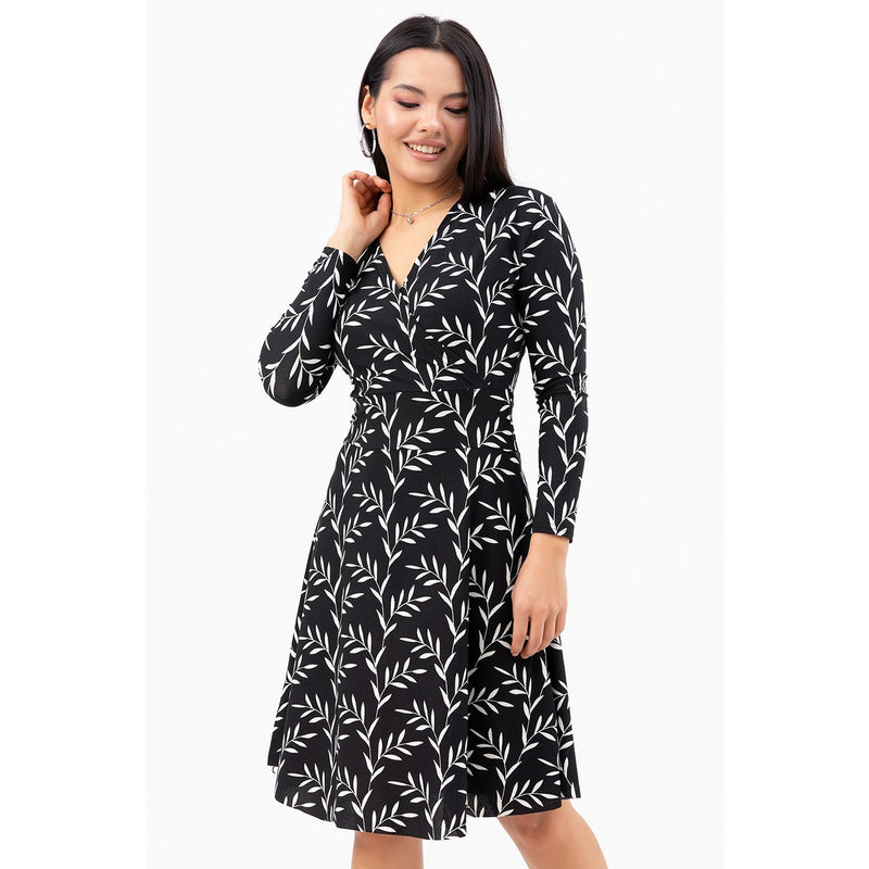 Floral Double Breasted Patterned Dress | Montivo Pakistan