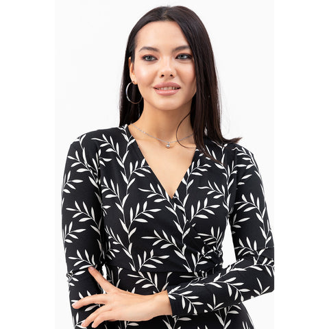 Floral Double Breasted Patterned Dress | Montivo Pakistan