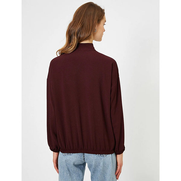 Red Button Detailed Blouse | Montivo Pakistan