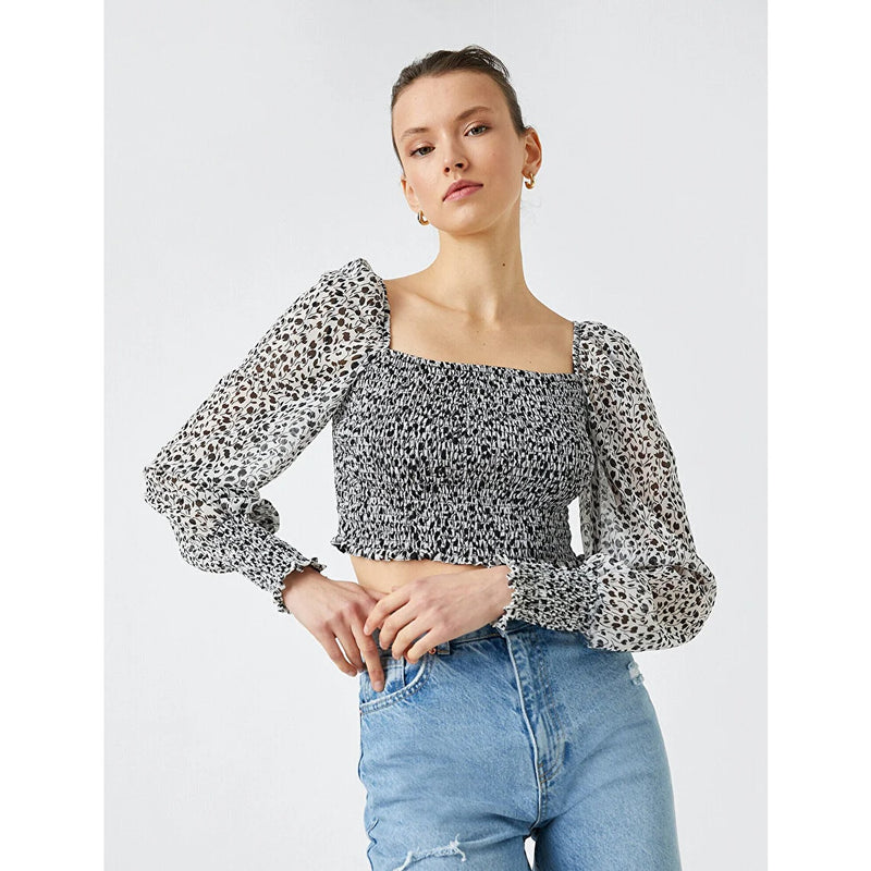 Printed Crop Top | Montivo Pakistan