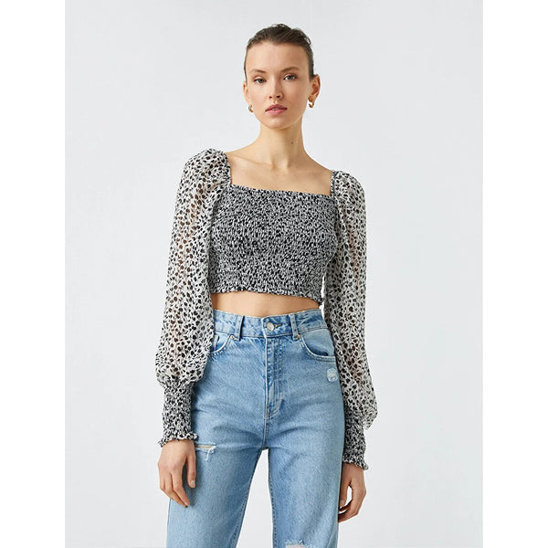 Printed Crop Top | Montivo Pakistan