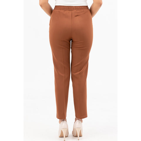 Coffee Belted Carrot Pants | Montivo Pakistan
