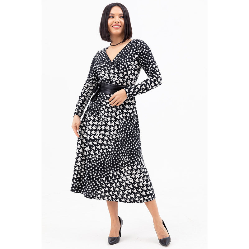 Cream Printed Dress | Montivo Pakistan